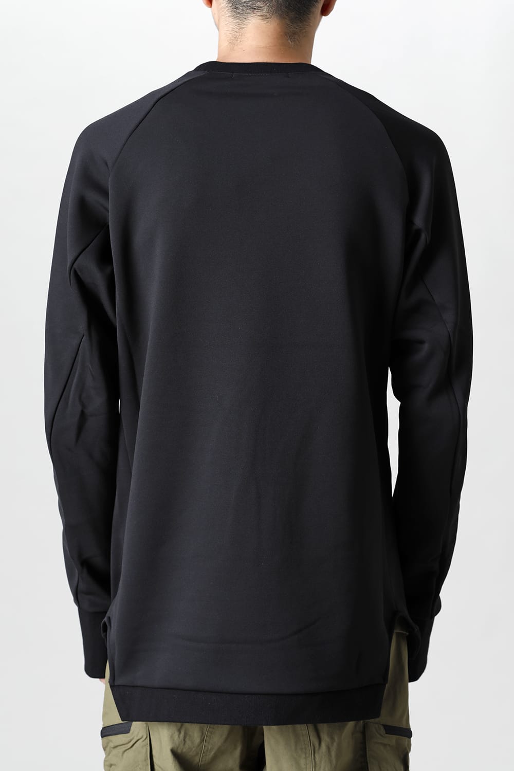 Tech Crew Neck Top Black