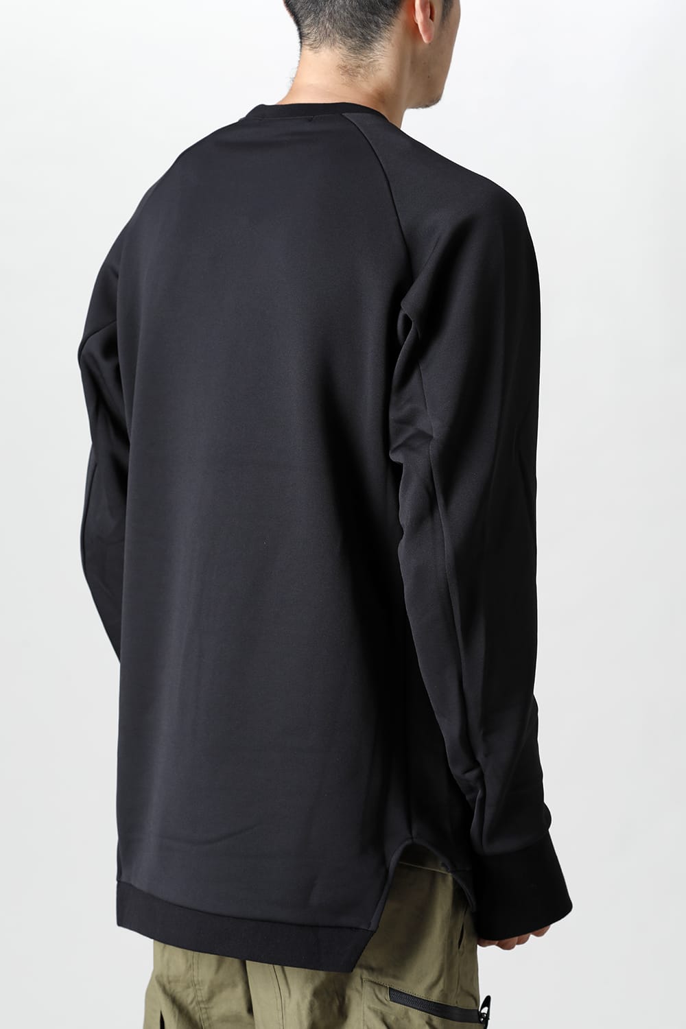 Tech Crew Neck Top Black