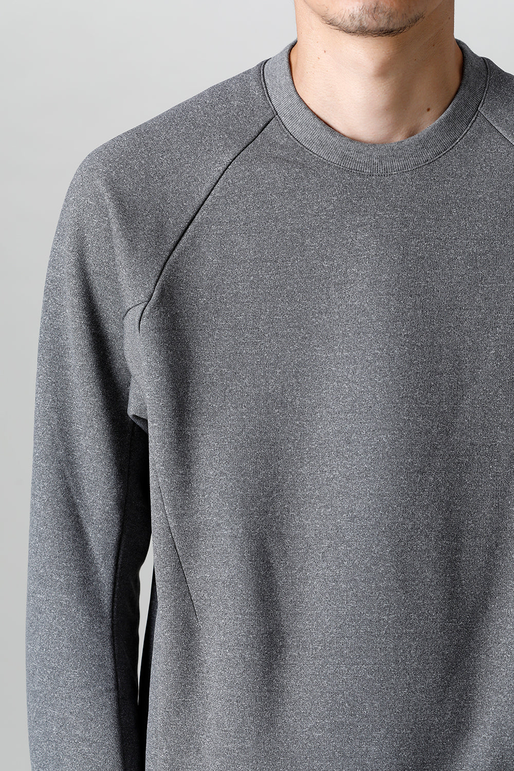 Tech Crew Neck Top T.Gray