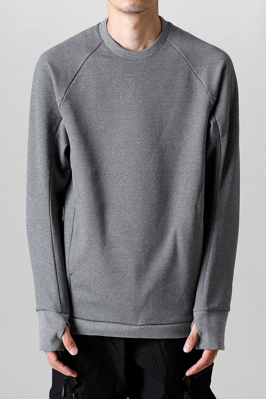 Tech Crew Neck Top T.Gray