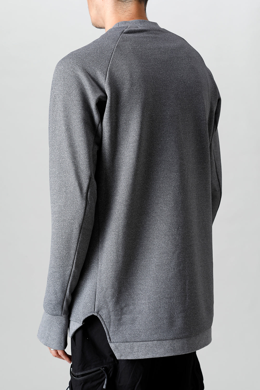 Tech Crew Neck Top T.Gray