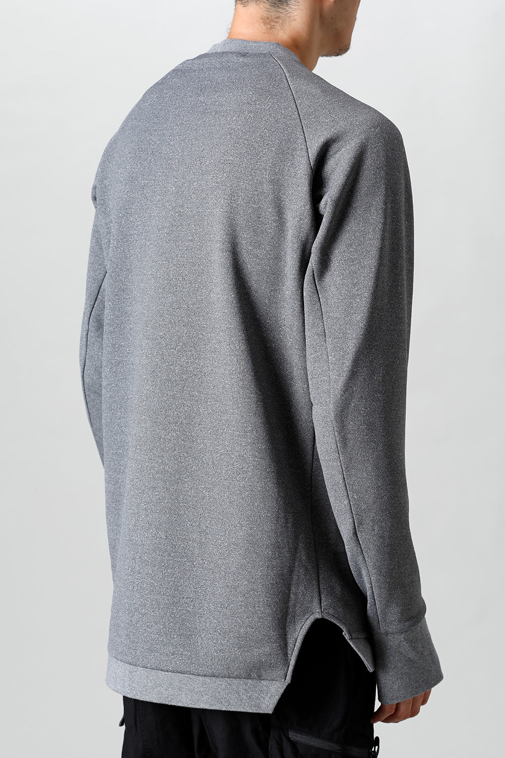 Tech Crew Neck Top T.Gray