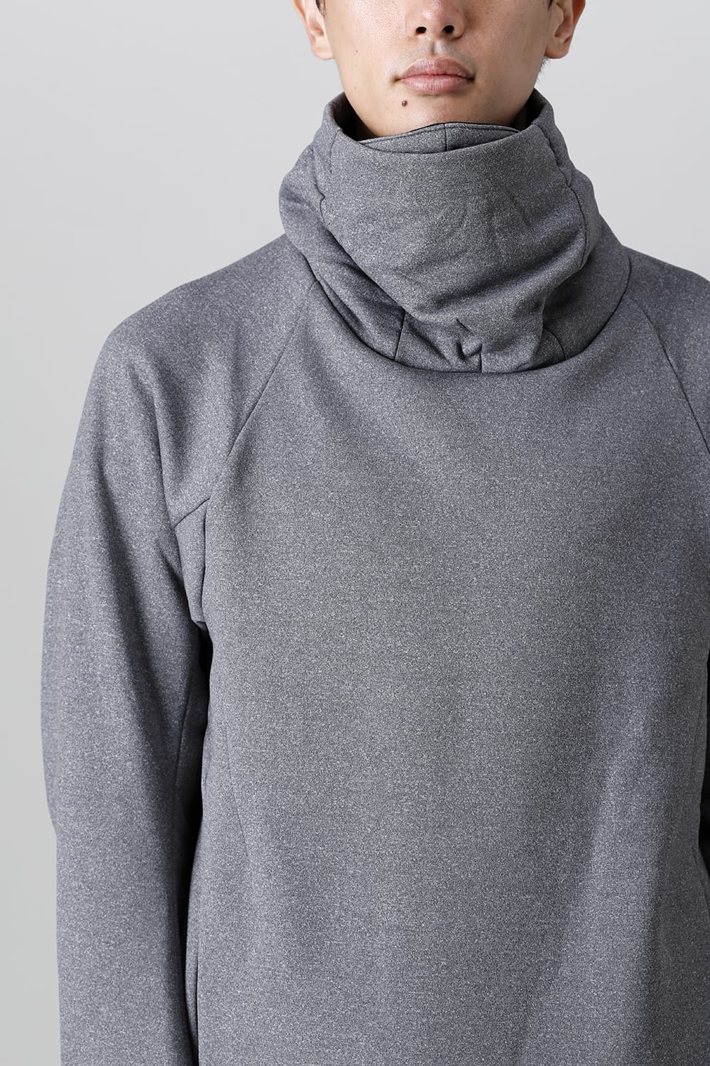 Covered Neck L/S T.Gray