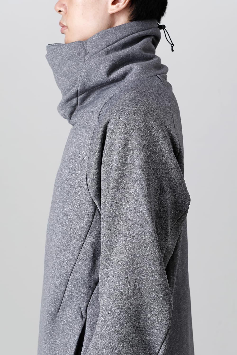 Covered Neck L/S T.Gray