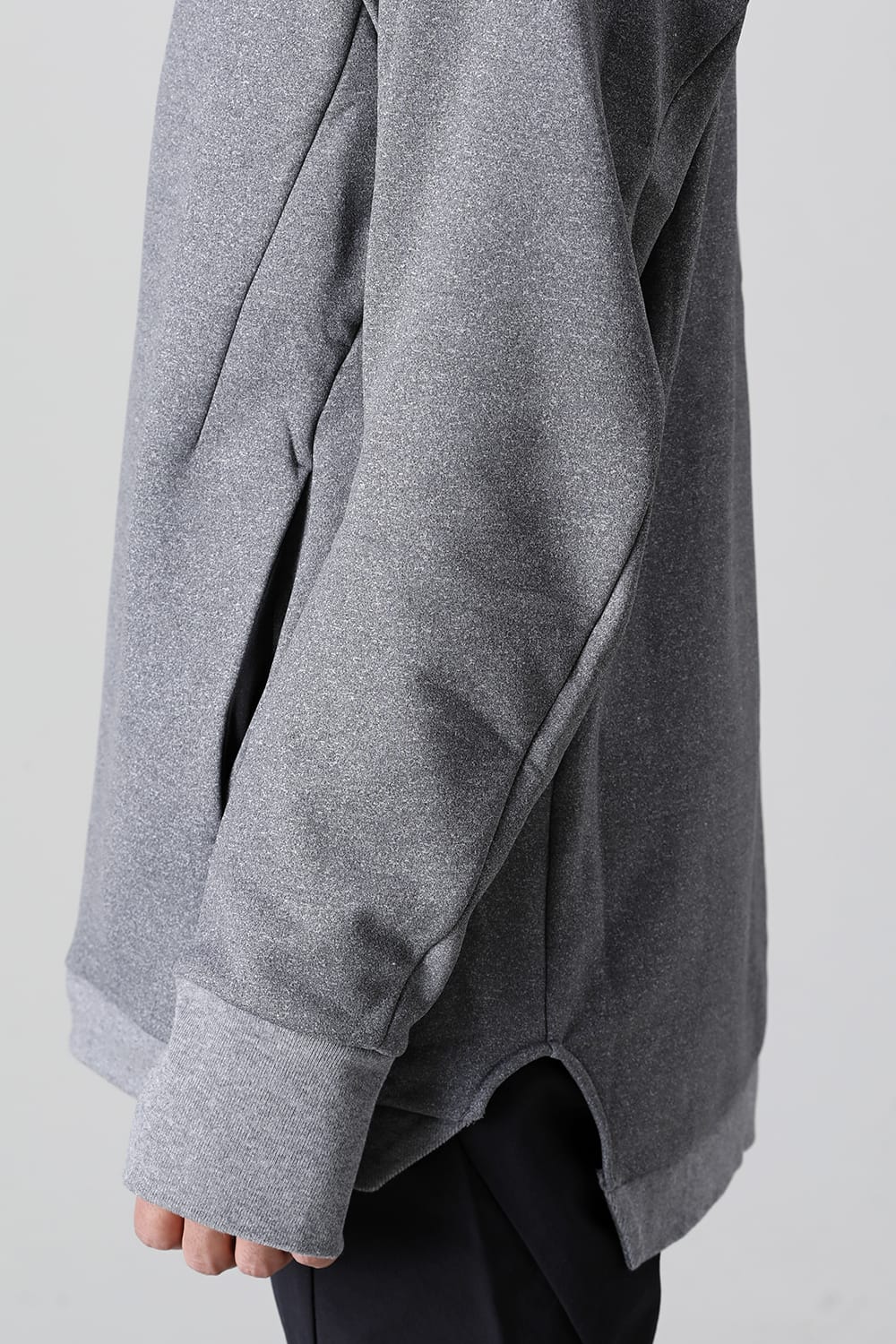 Covered Neck L/S T.Gray