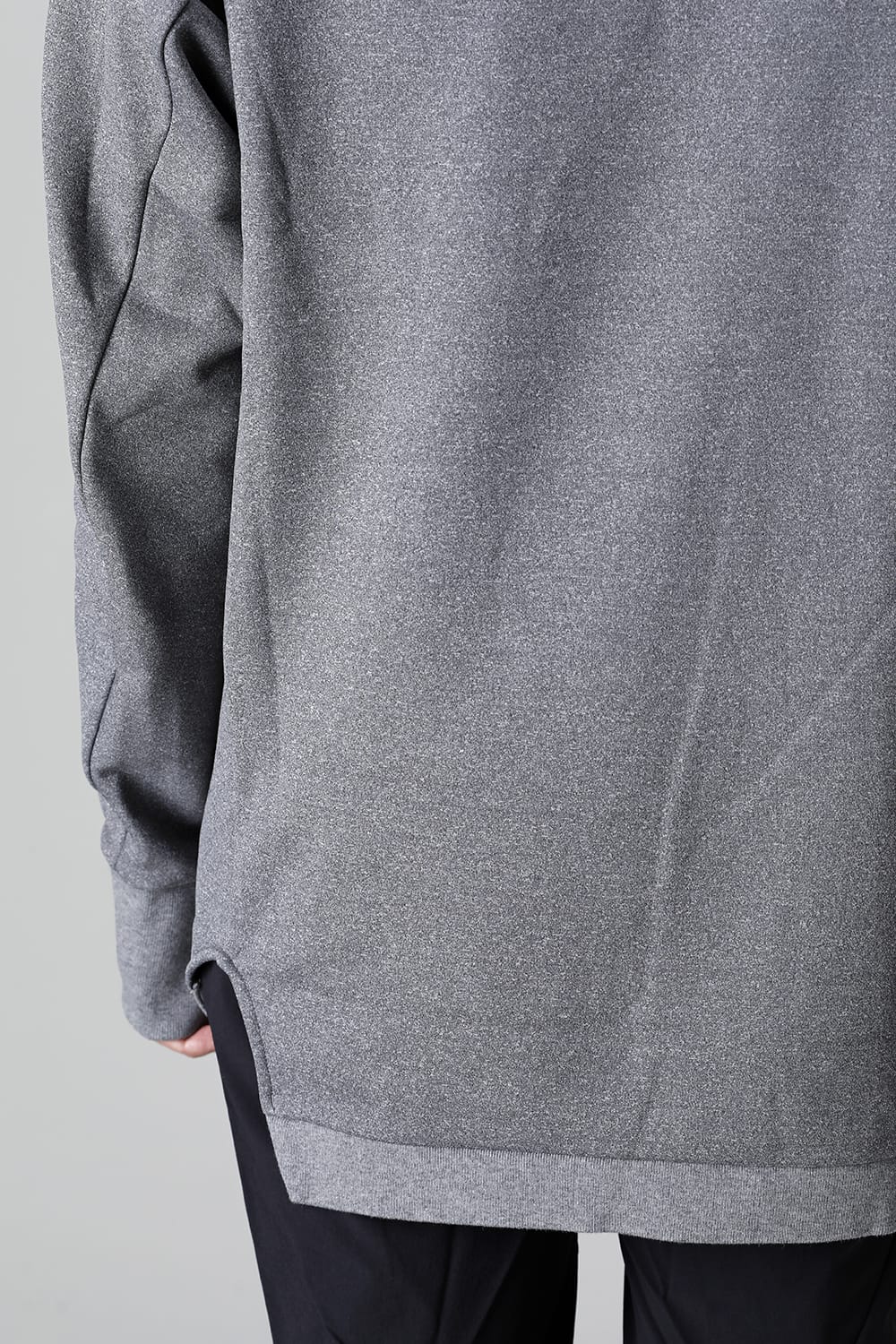 Covered Neck L/S T.Gray