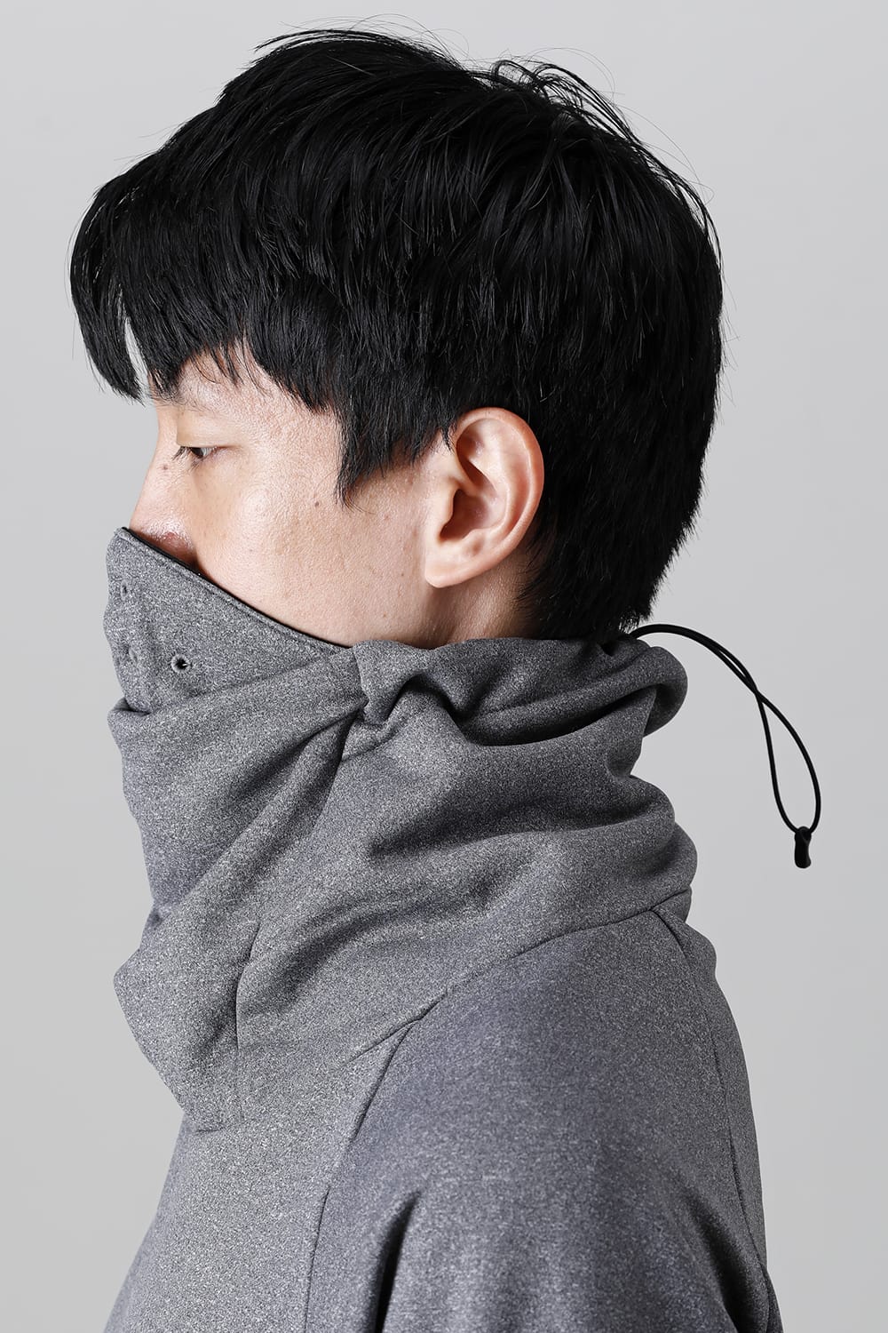 Covered Neck L/S T.Gray