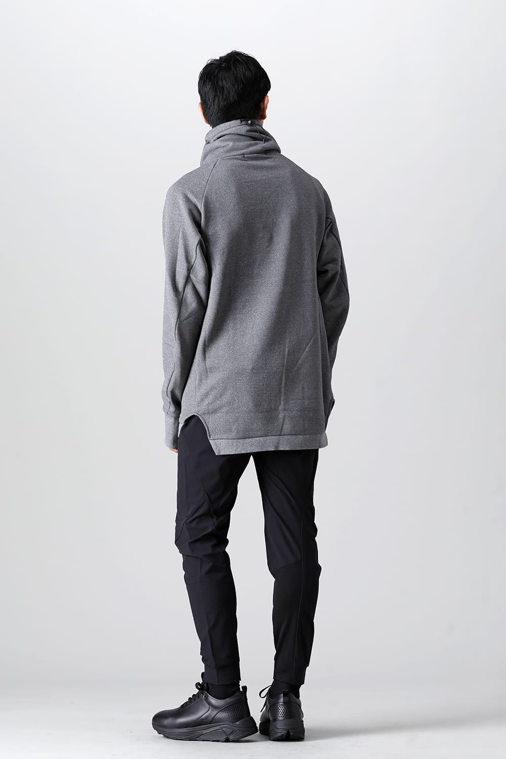 Covered Neck L/S T.Gray