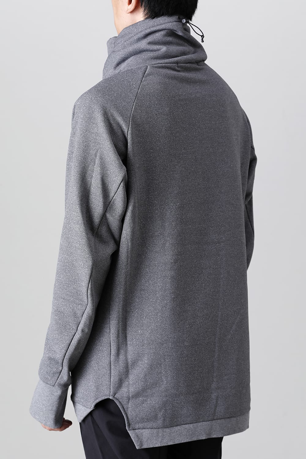 Covered Neck L/S T.Gray