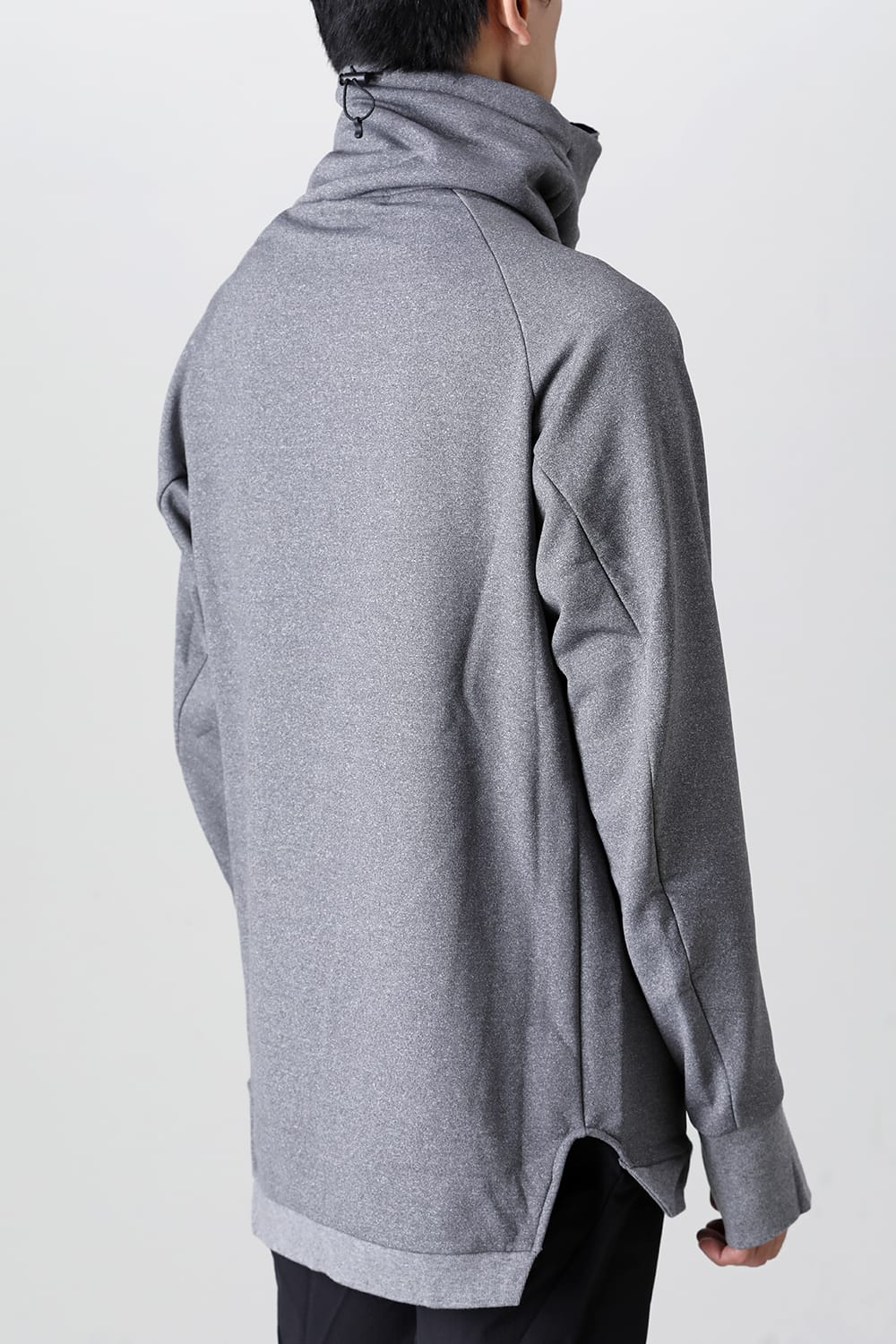 Covered Neck L/S T.Gray