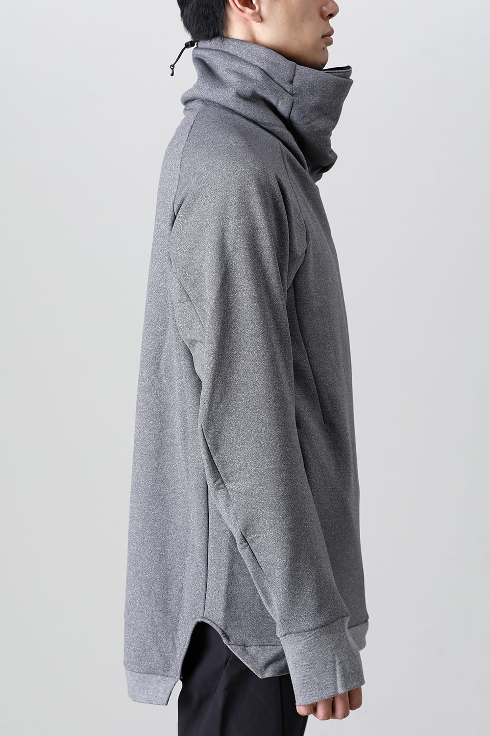 Covered Neck L/S T.Gray