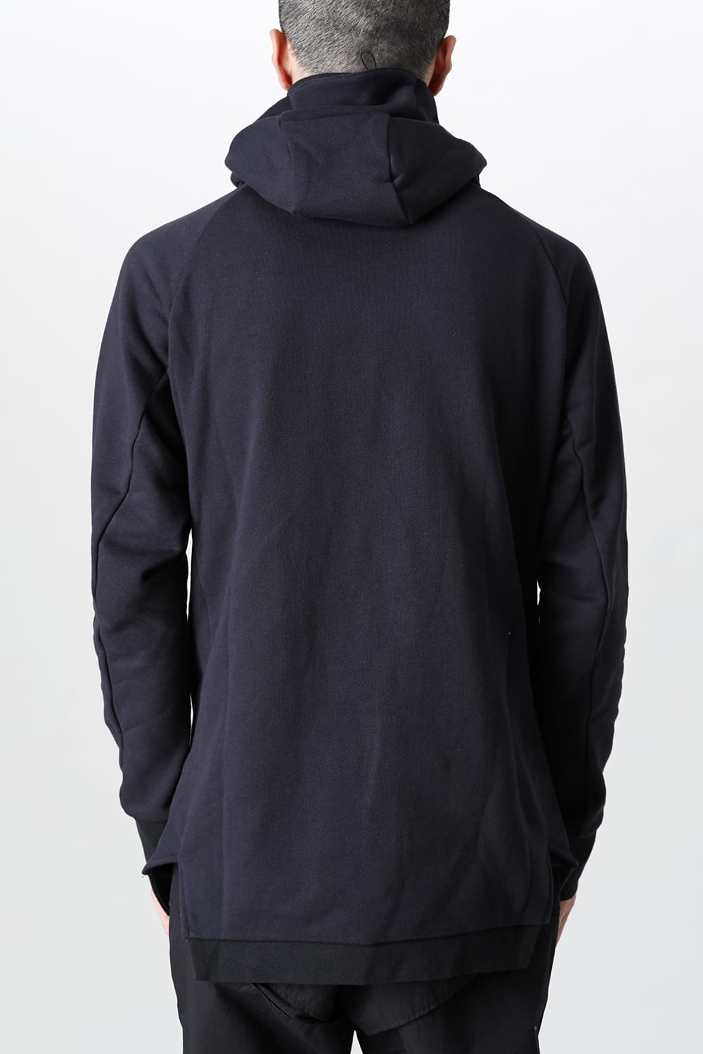 Covered Neck Parka Black