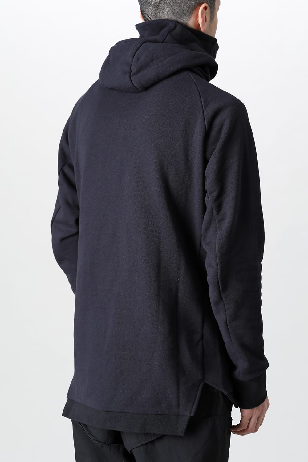 Covered Neck Parka Black