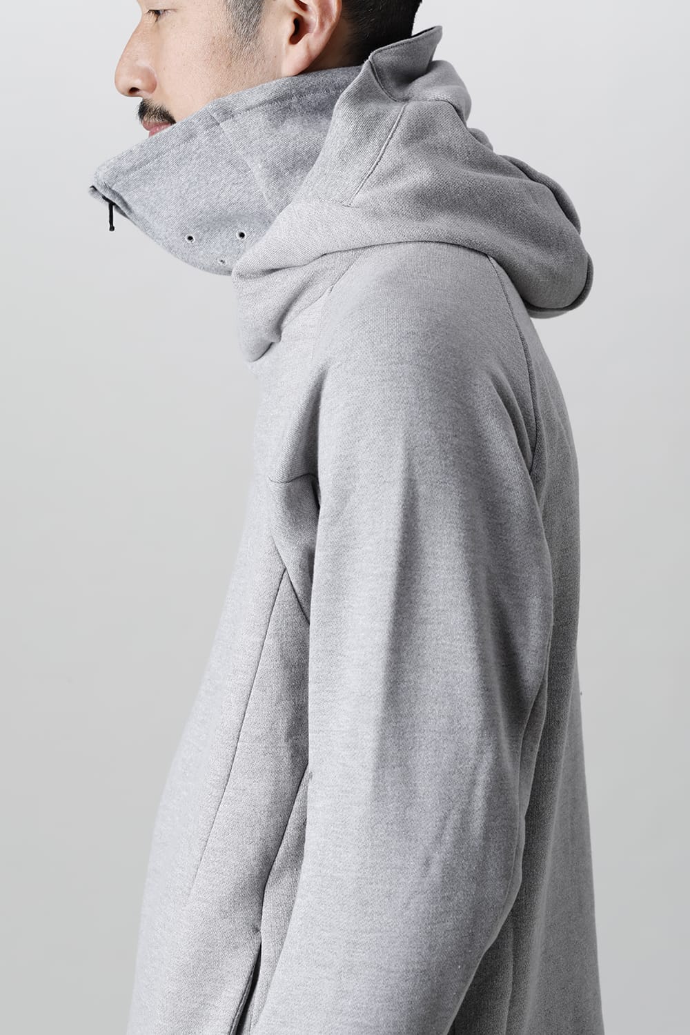 Covered Neck Parka T.Gray