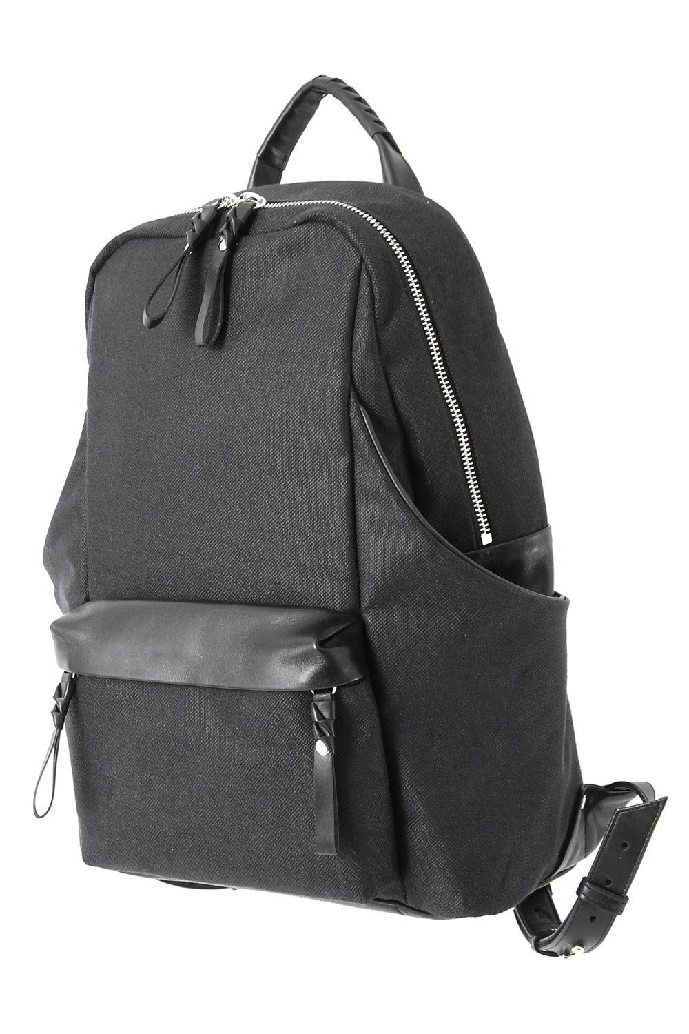 tower Ruck –Linen×Steer Leather Black