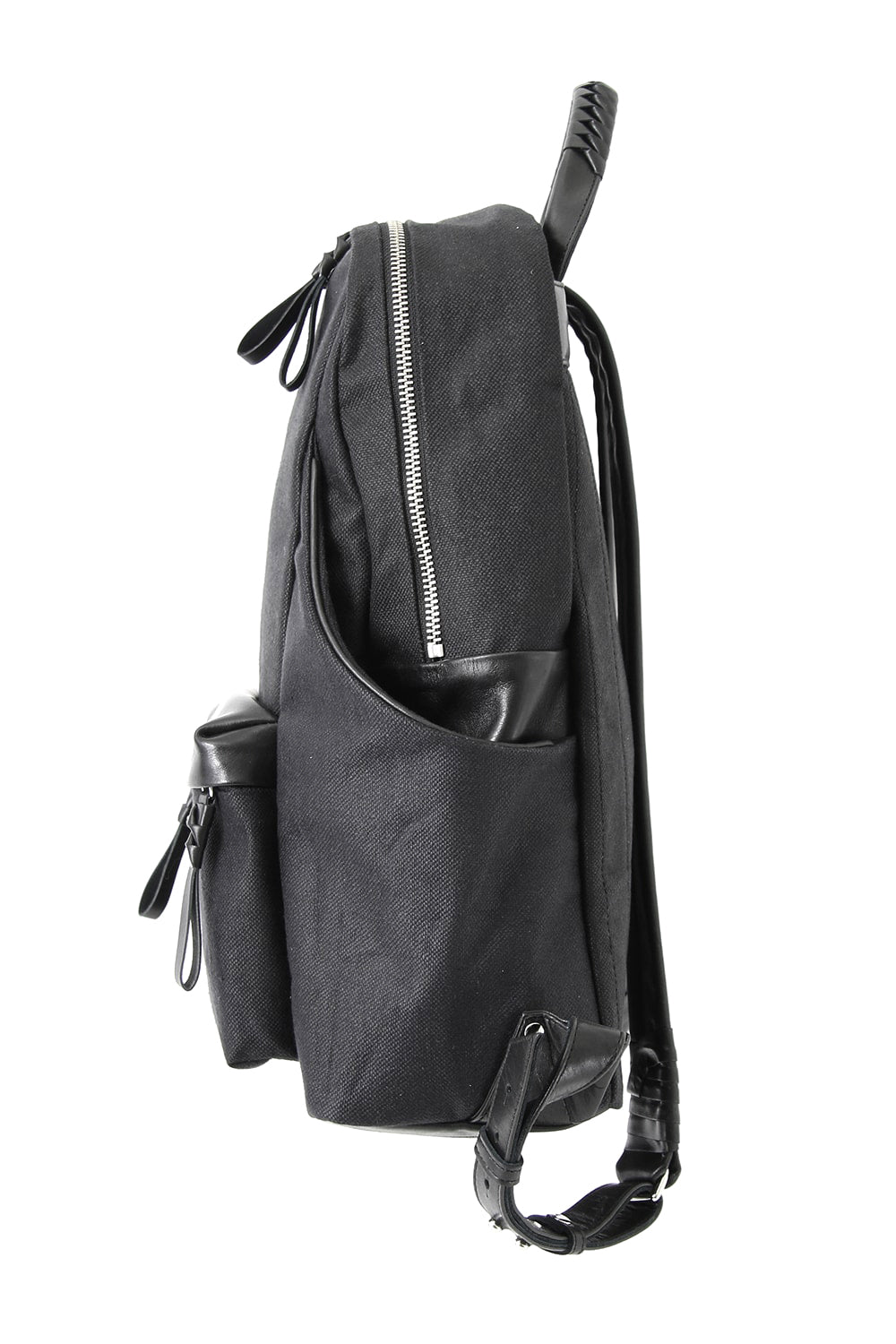 tower Ruck –Linen×Steer Leather Black