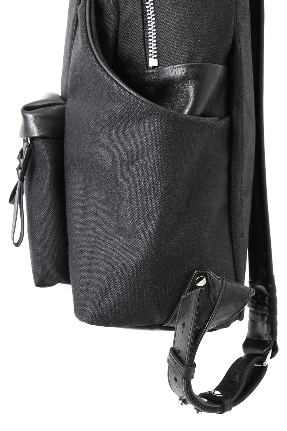 tower Ruck –Linen×Steer Leather Black