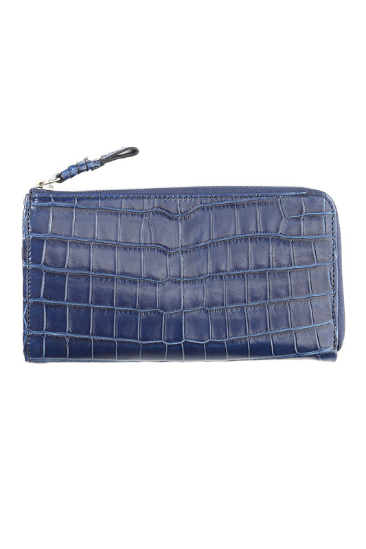 Tower Wallet Crocodile Ai Indigo