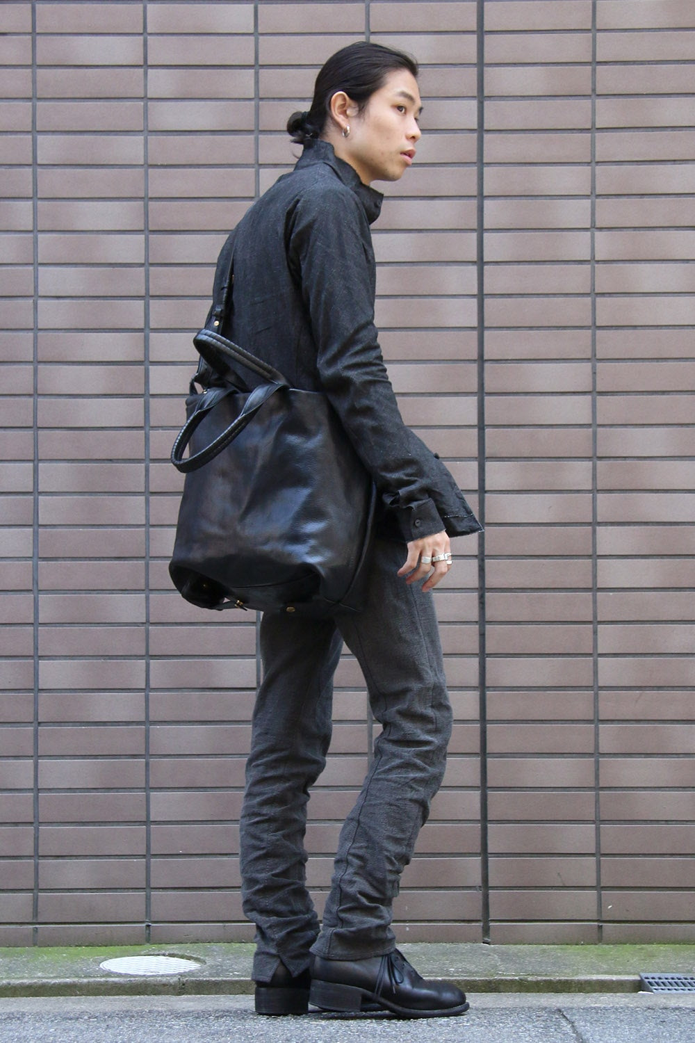 flat tote - oil shrink - cornelian taurus