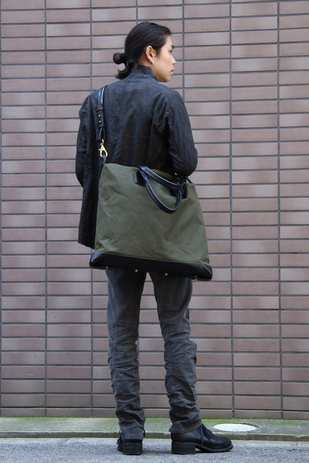 flat tote - cotton steer - cornelian taurus