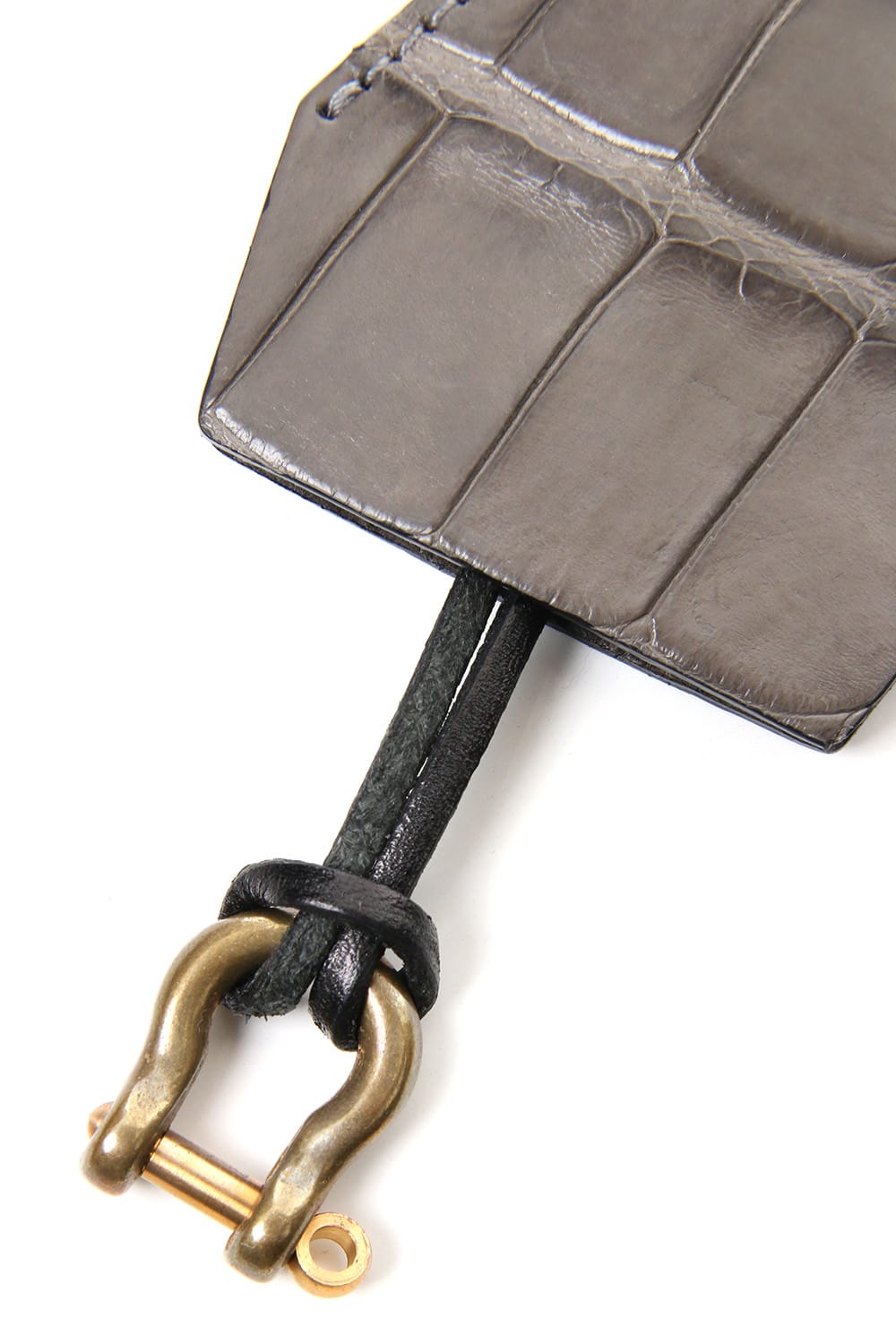 Key dyffle - crocodile Gray