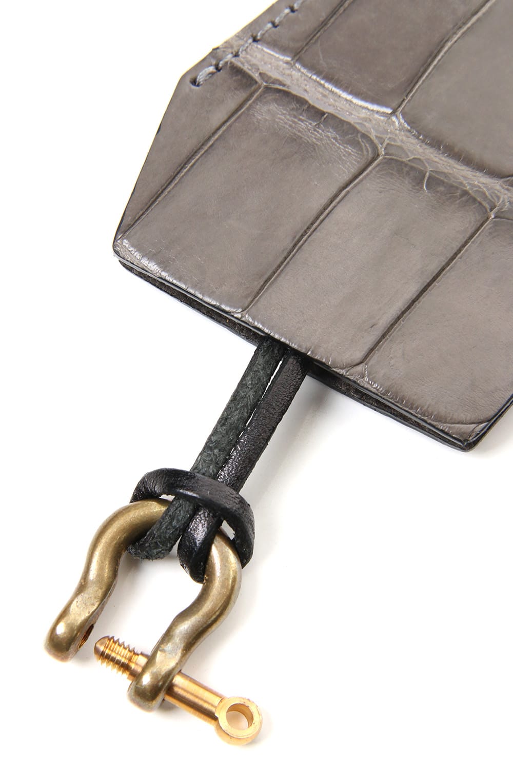 Key dyffle - crocodile Gray