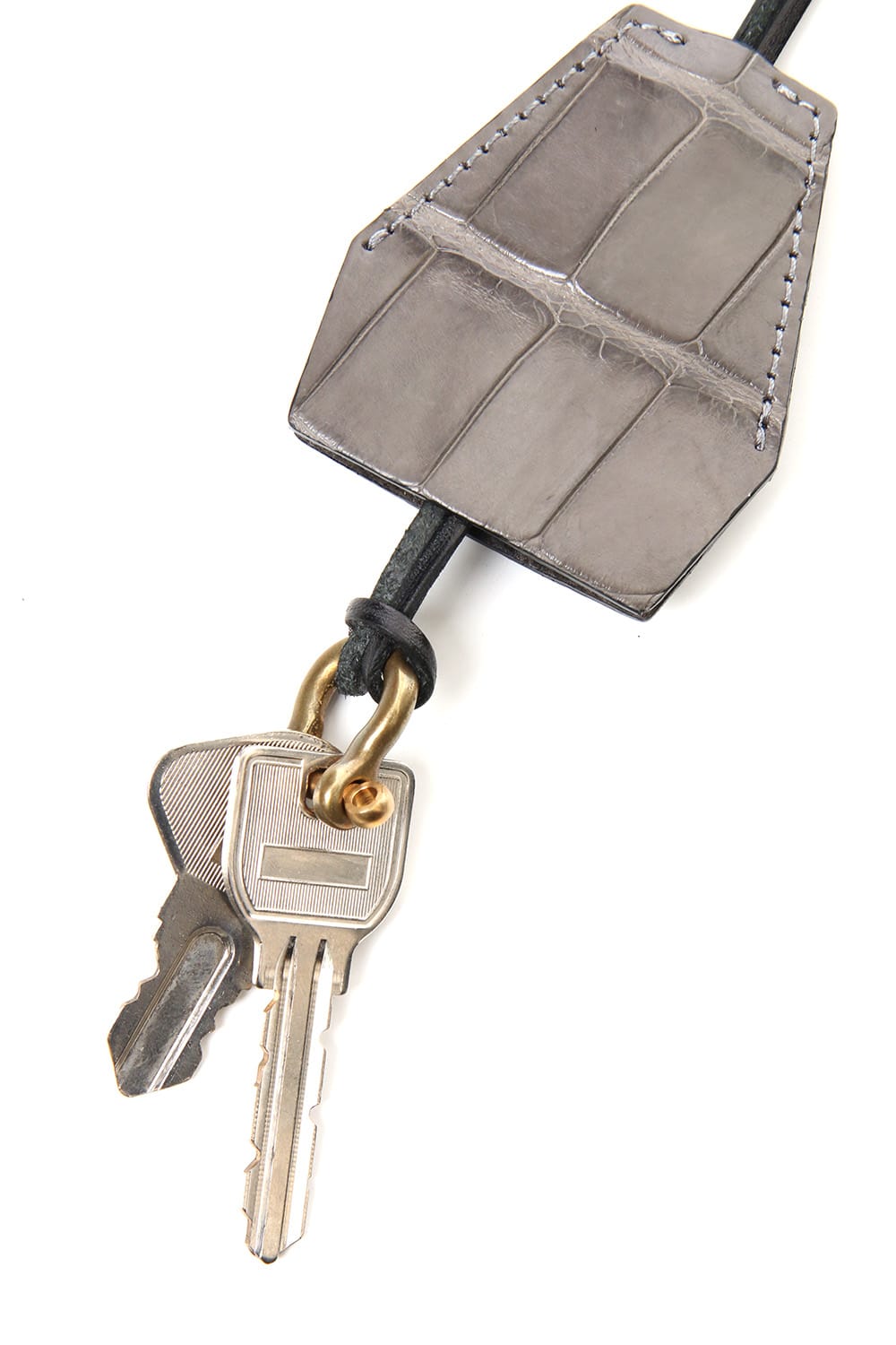 Key dyffle - crocodile Gray