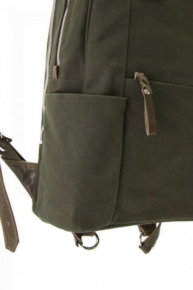 Connect Ruck 18 - Canvas × Steer Leather