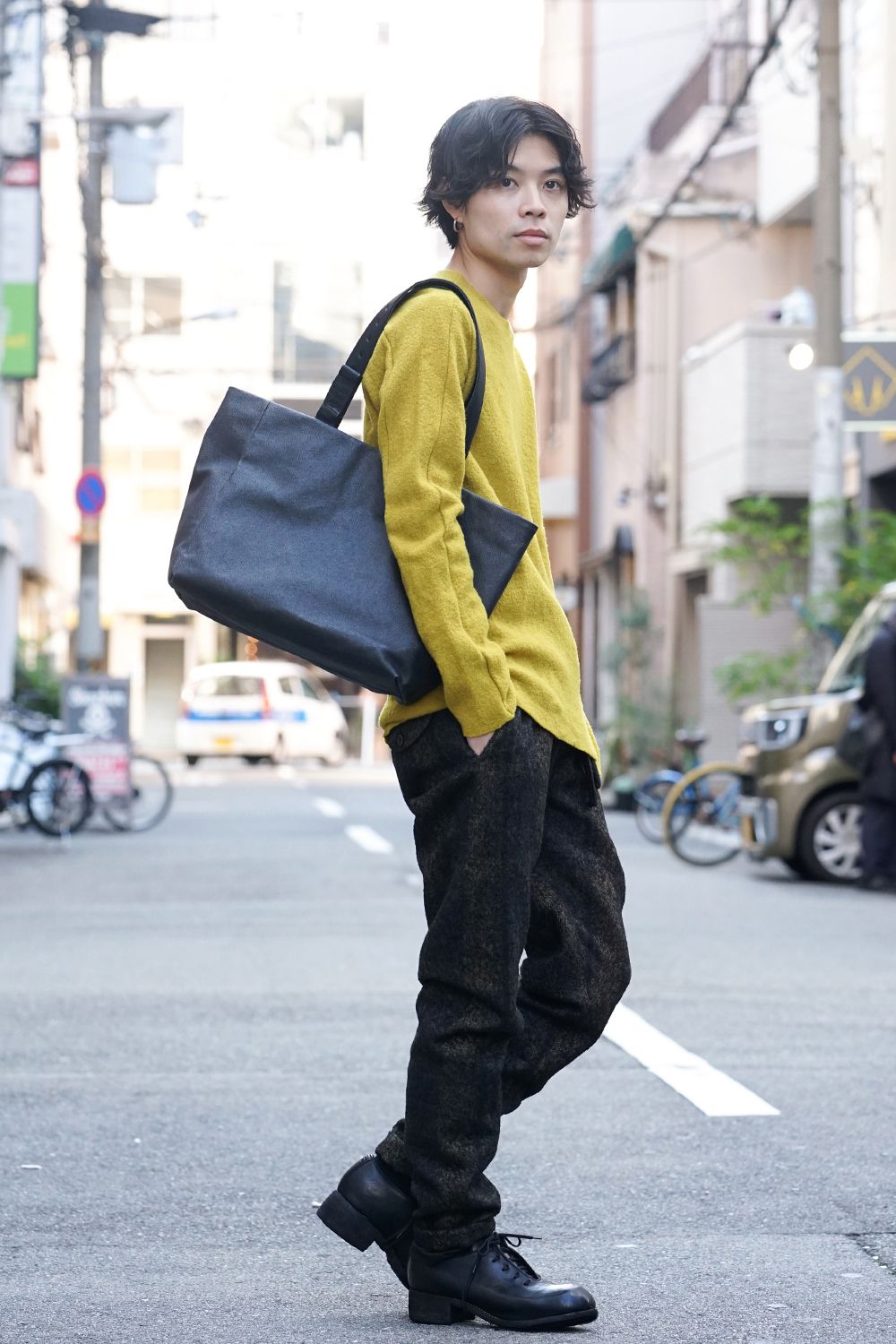 hand piece tote Proof canvas x mat Black