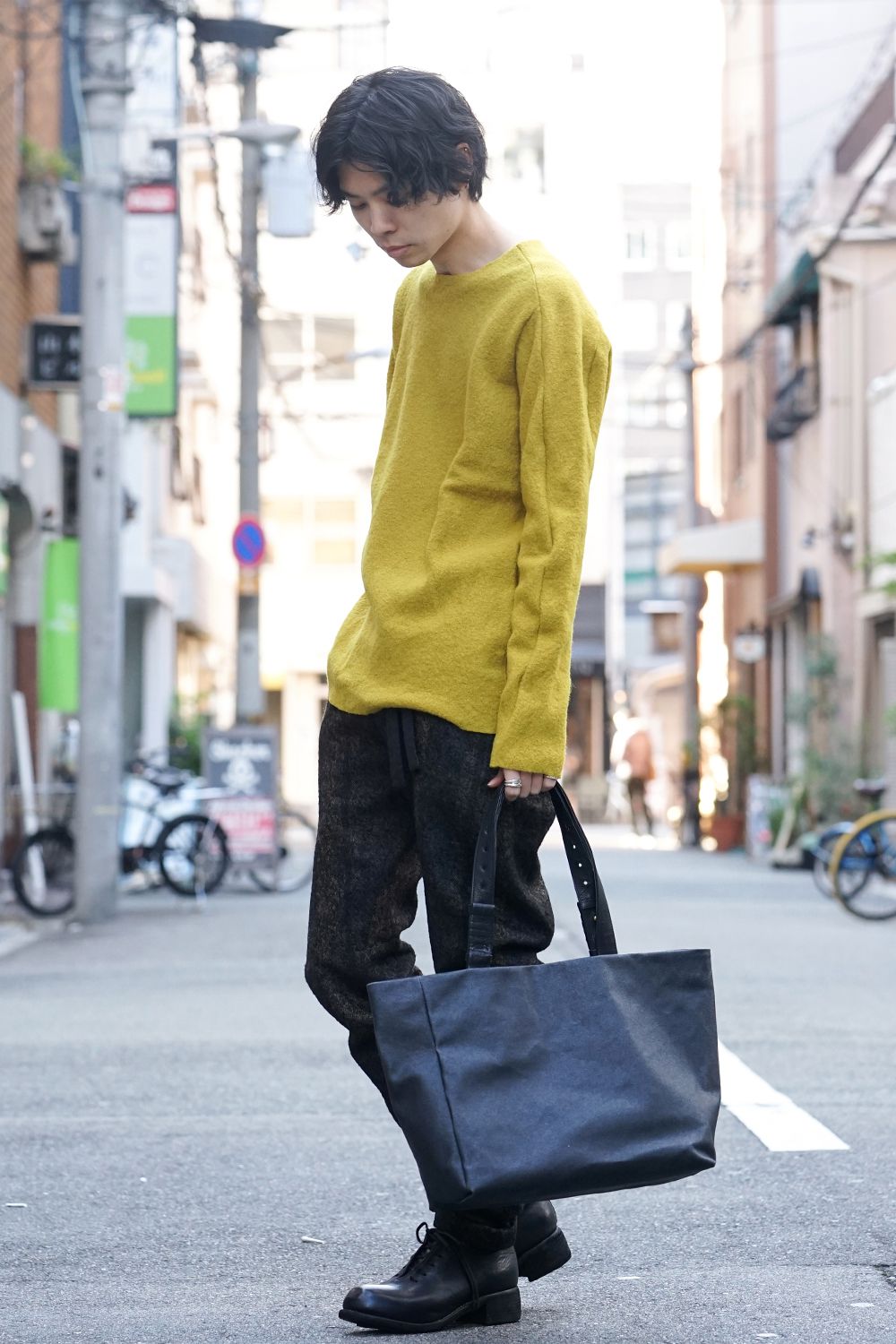 hand piece tote Proof canvas x mat Black