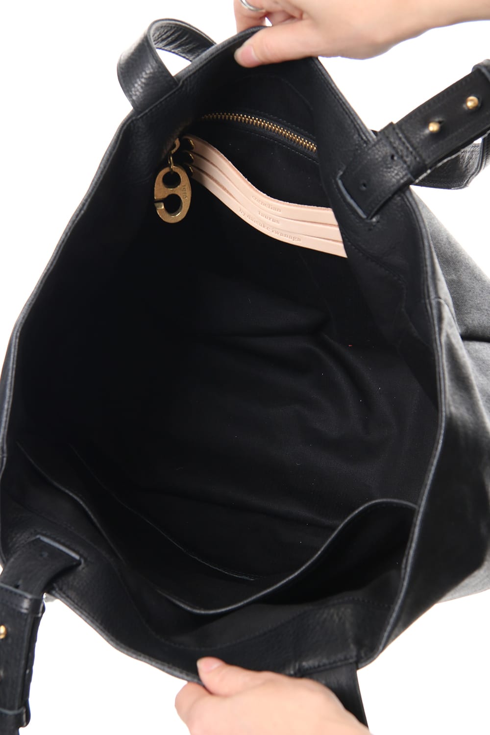 hand piece tote Proof canvas x mat Black