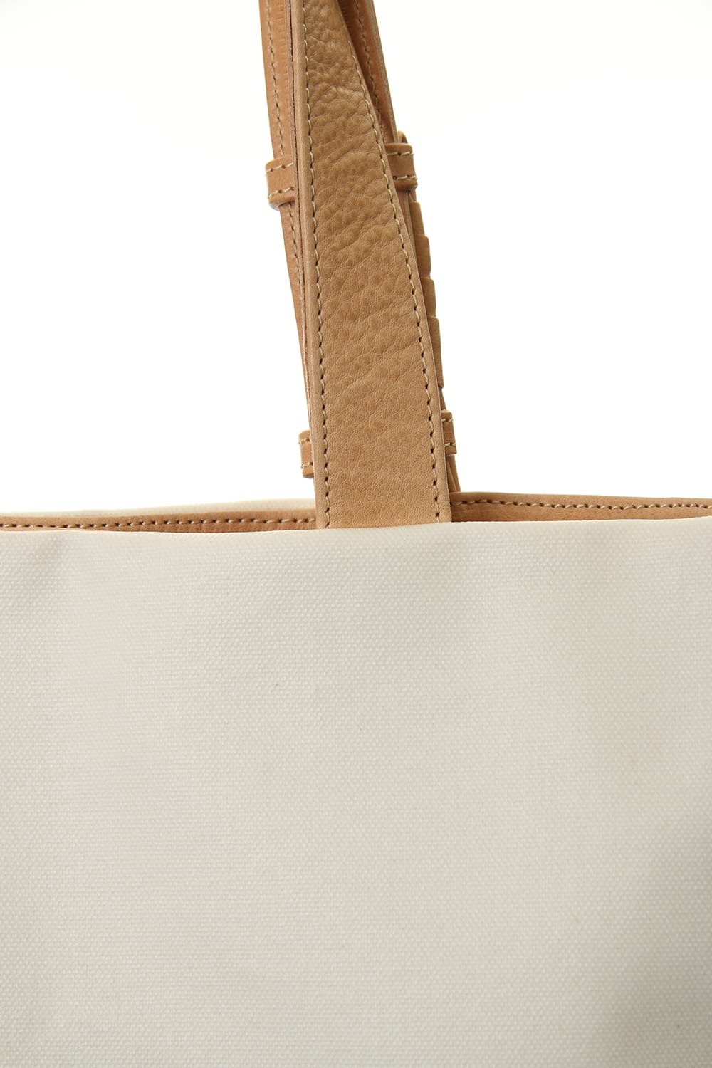 hand piece tote Proof canvas x mat White