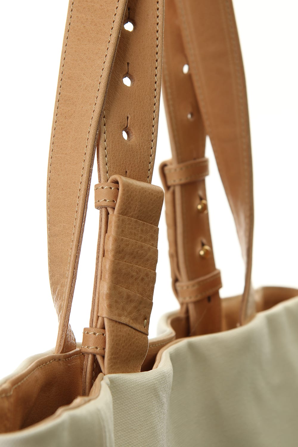 hand piece tote Proof canvas x mat White