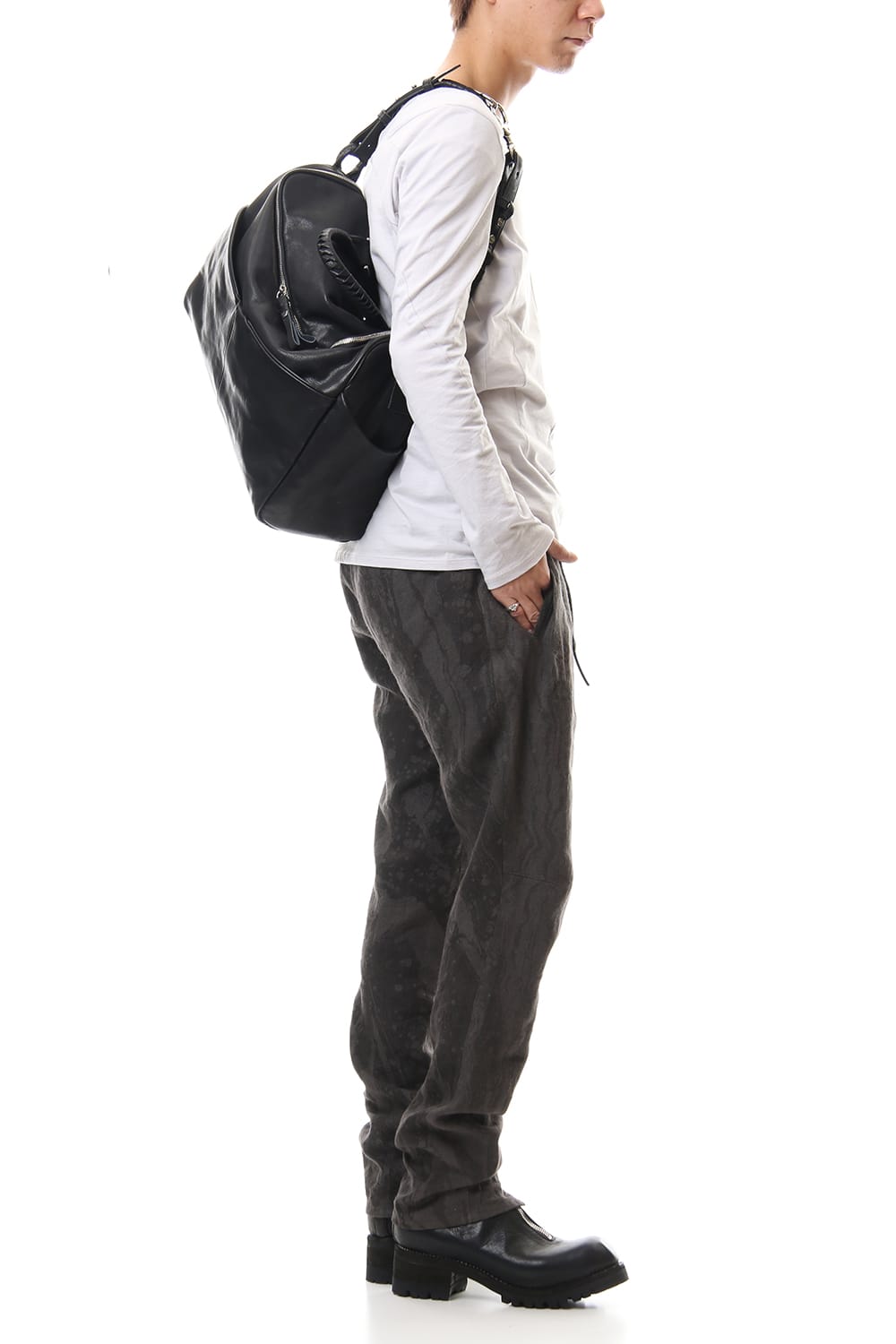 Mouse zip shoulder Black