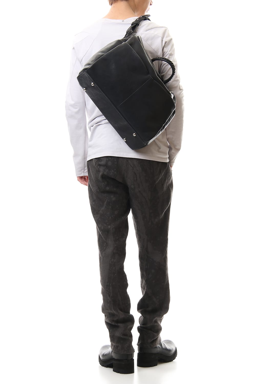 Mouse zip shoulder Black