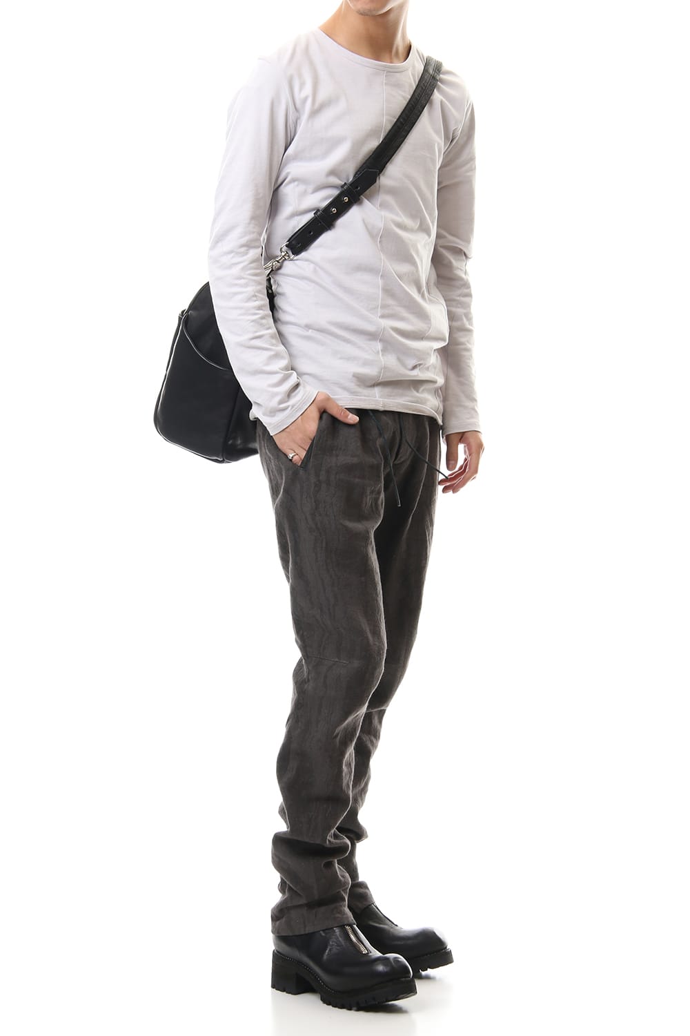 Mouse zip shoulder Black