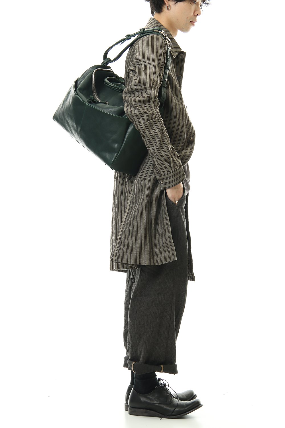 Mouse zip shoulder Green