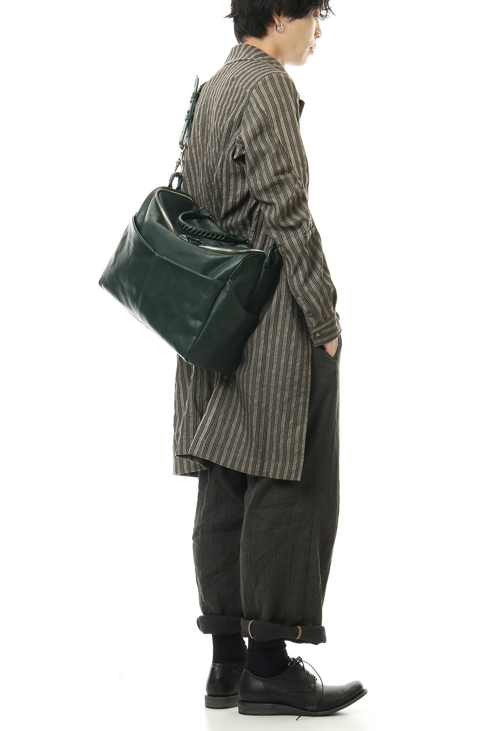 Mouse zip shoulder Green