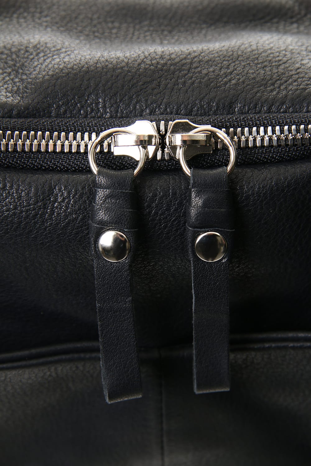 Mouse zip shoulder Mini Mat shrink Black