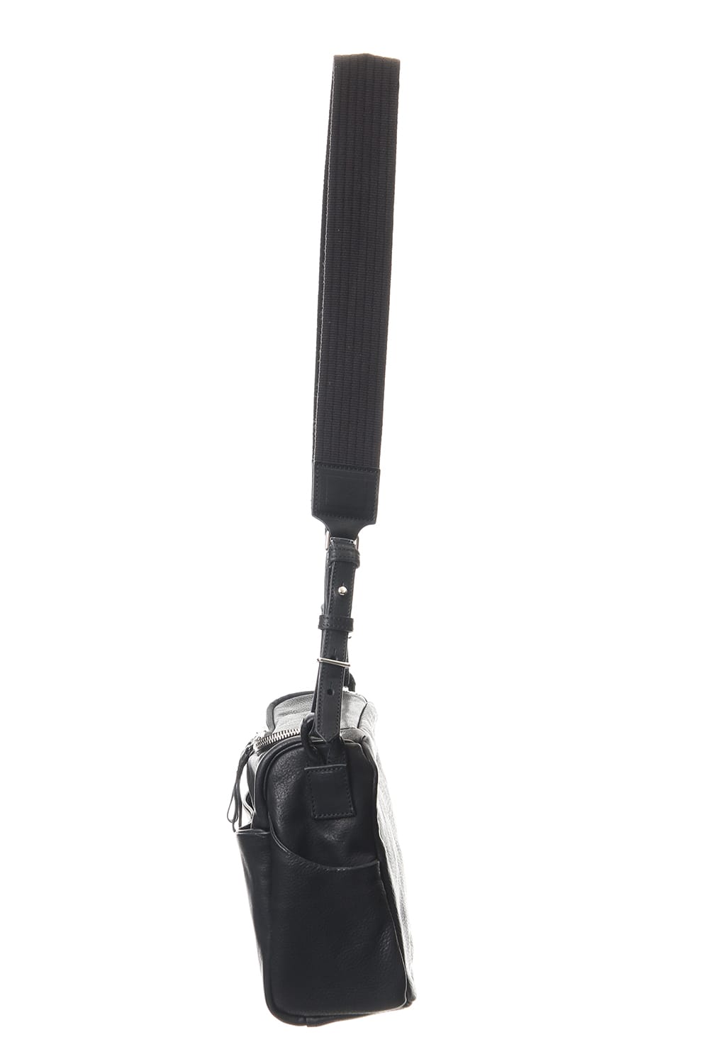 Mouse zip shoulder Mini Mat shrink Black