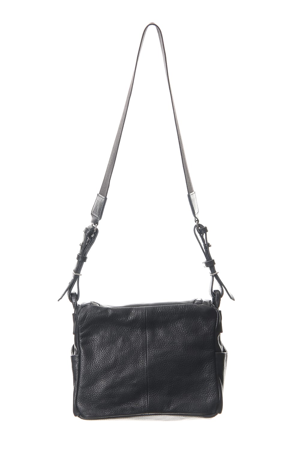 Mouse zip shoulder Mini Mat shrink Black