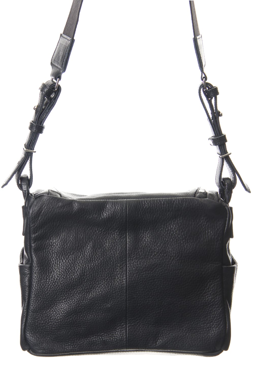 Mouse zip shoulder Mini Mat shrink Black