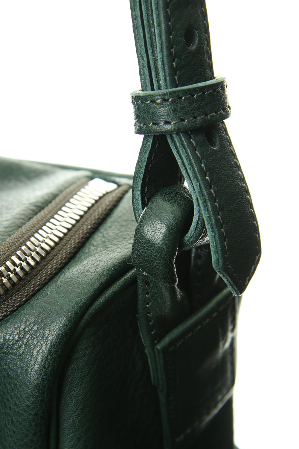 Mouse zip shoulder Mini Mat shrink Green