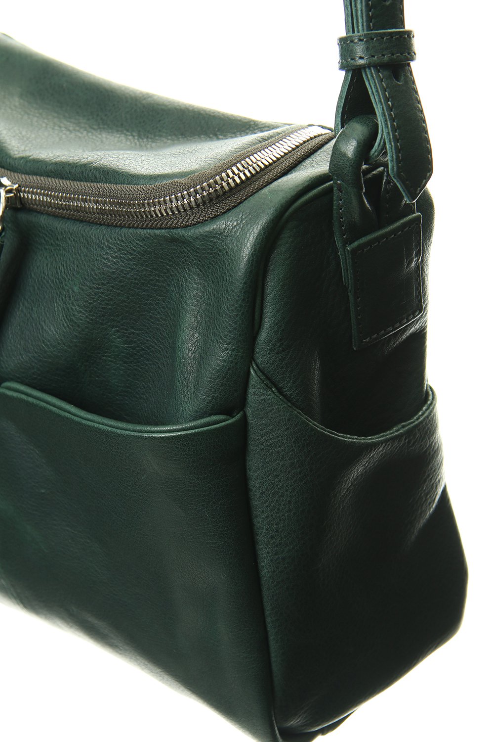 Mouse zip shoulder Mini Mat shrink Green