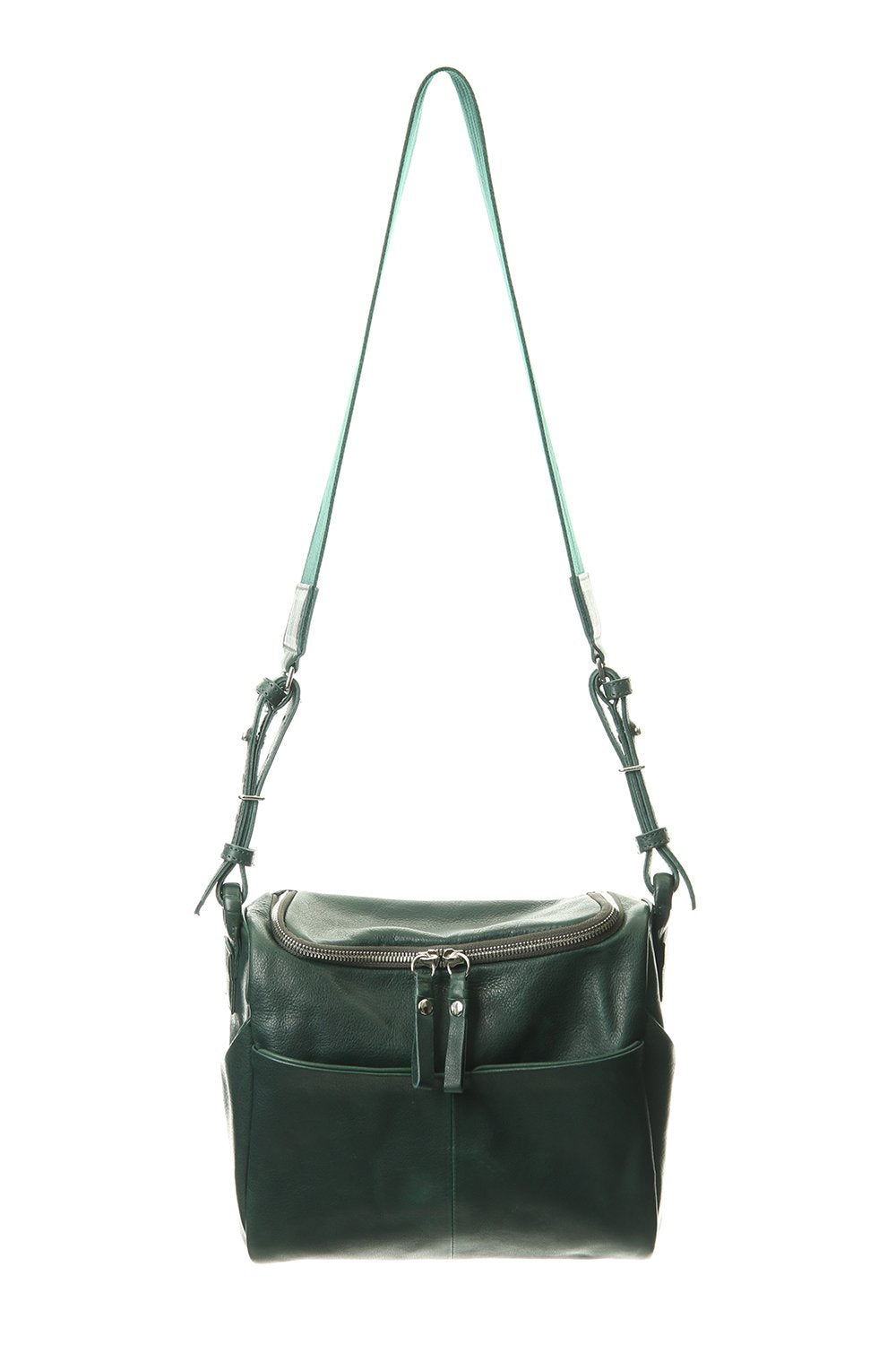 Mouse zip shoulder Mini Mat shrink Green