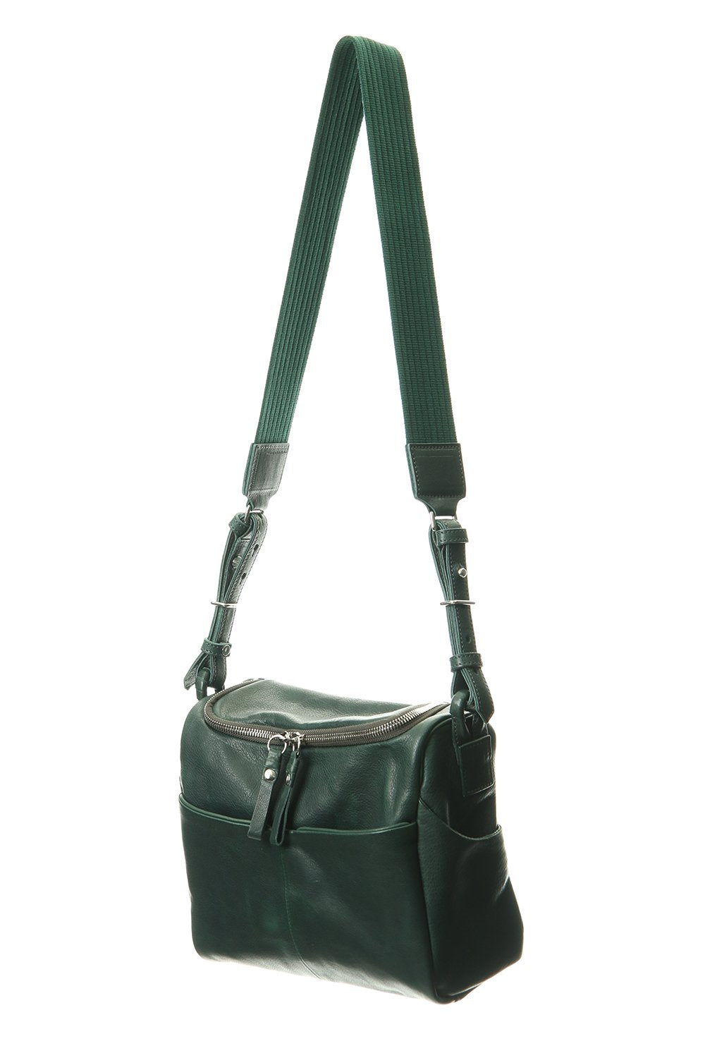 Mouse zip shoulder Mini Mat shrink Green