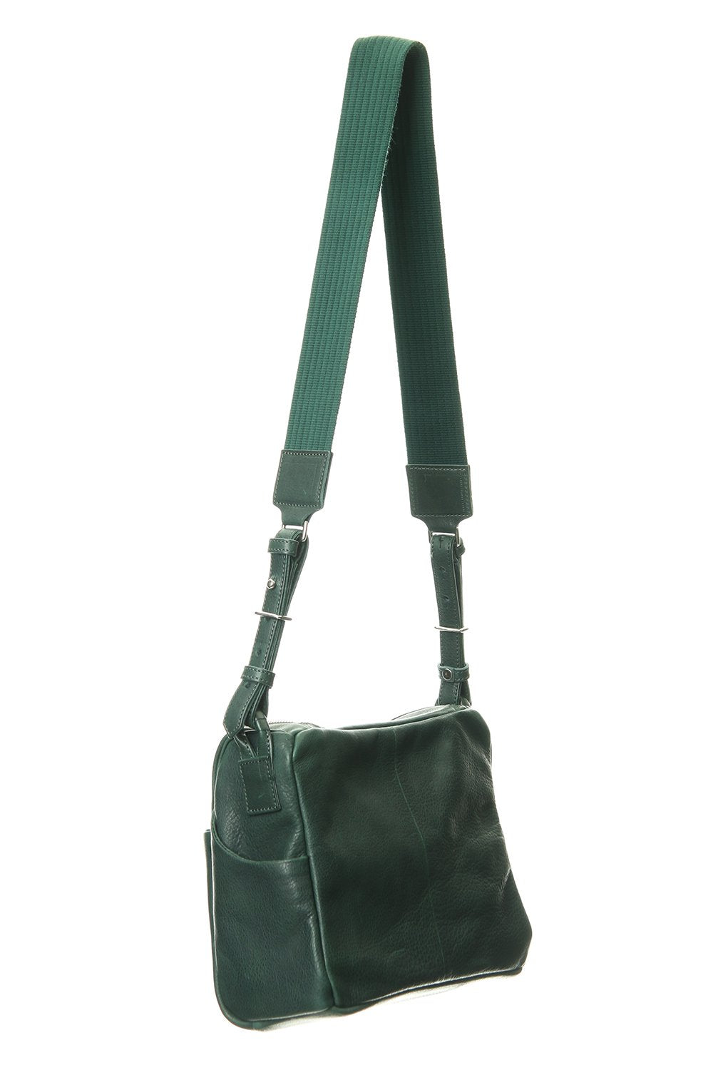 Mouse zip shoulder Mini Mat shrink Green