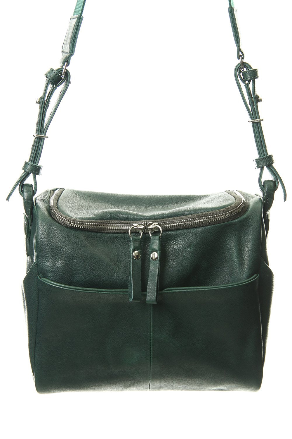 Mouse zip shoulder Mini Mat shrink Green