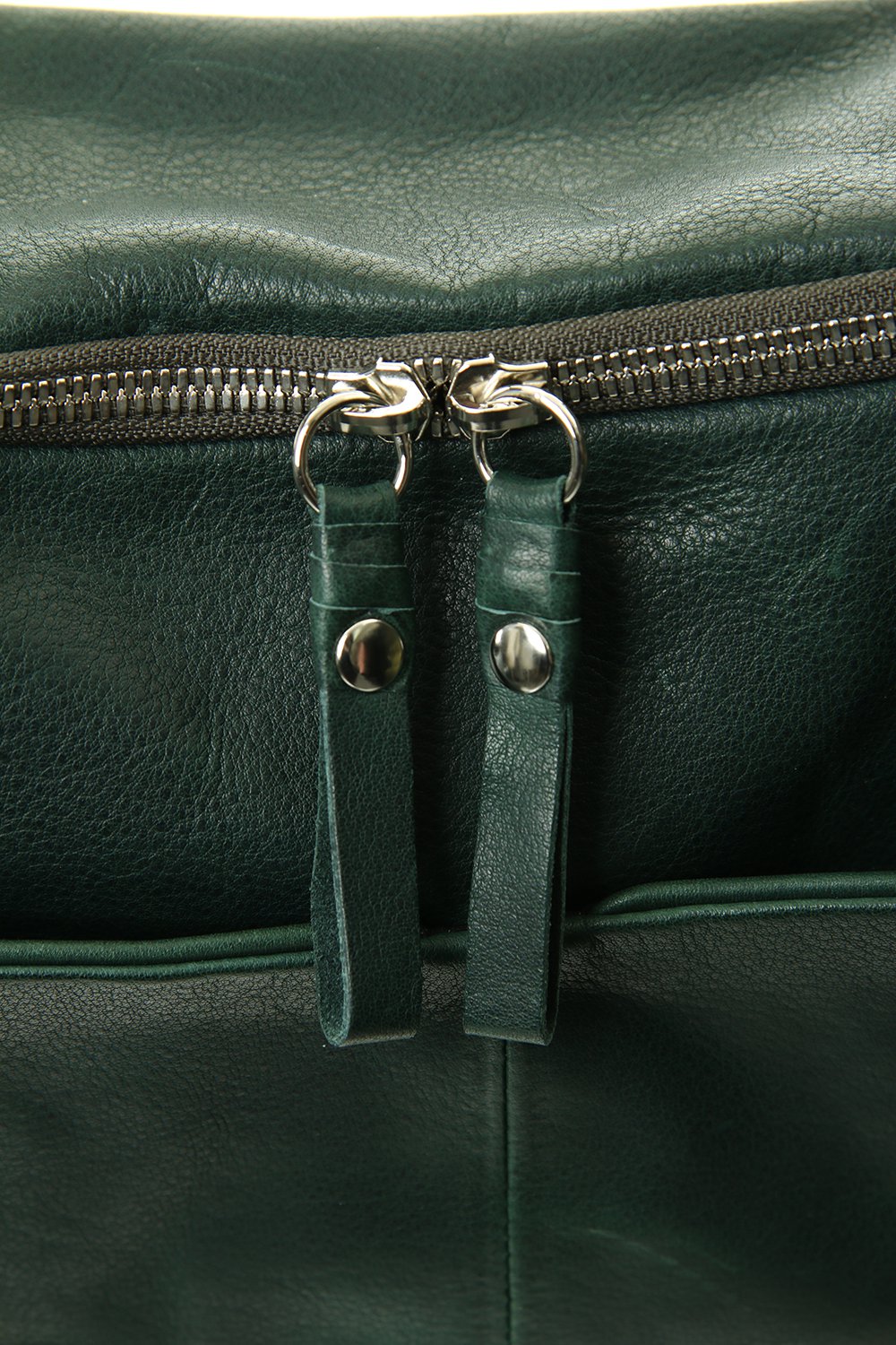 Mouse zip shoulder Mini Mat shrink Green