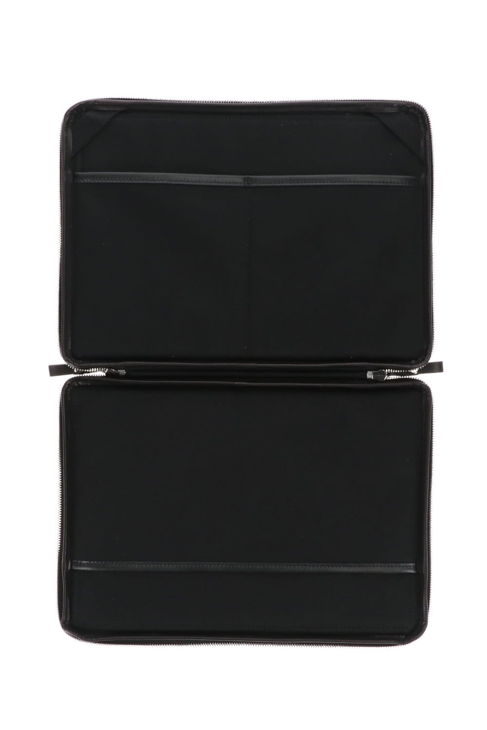 Slide clutch bag  - Cow leather from Hokkaido Black